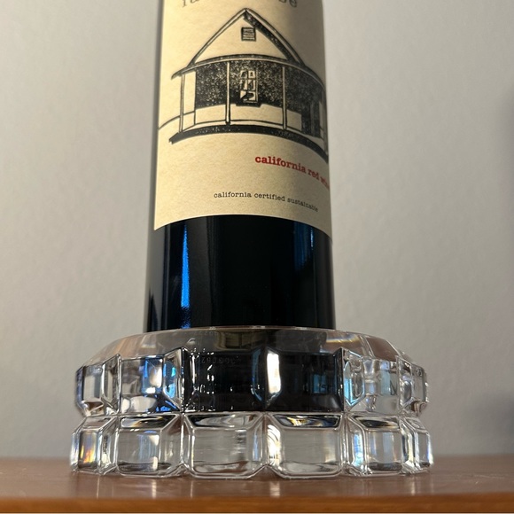 Like New - Mikasa Crystal - Wine Coaster / Candle Holder / Trinket Tray - Picture 4 of 6